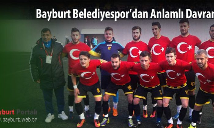 Bayburt Belediyespor’dan Anlamlı Davranış