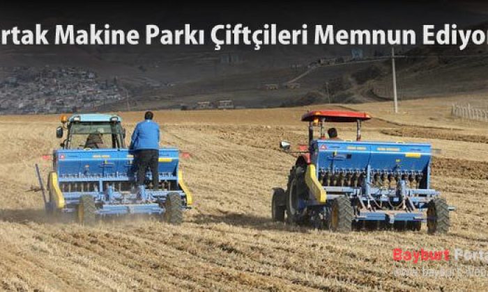 Ortak Makine Parkı Çiftçileri Memnun Ediyor