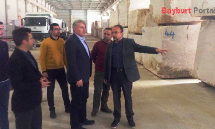 Memiş, Doğal Taş Fabrikasında incelemelerde bulundu