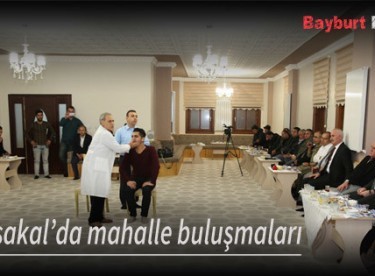 Karasakal’da mahalle buluşmaları