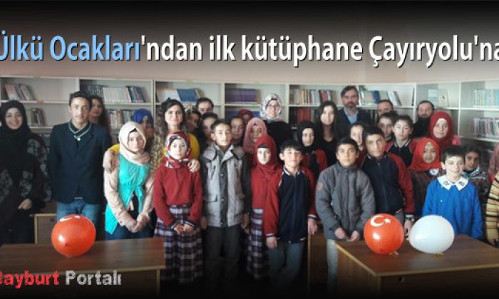 Ülkü Ocakları’ndan ilk kütüphane Çayıryolu’na