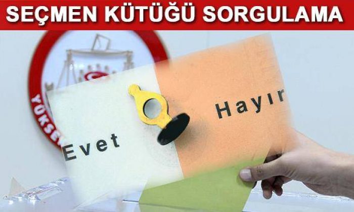 YSK Seçmen listesi 2017! ‘Nerede oy kullanacağım’ bilgisi!