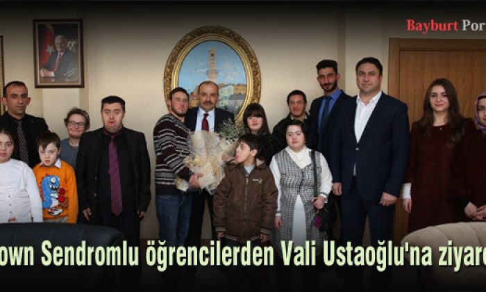 Down Sendromlu öğrenciler, Vali Ustaoğlu’nu ziyaret etti