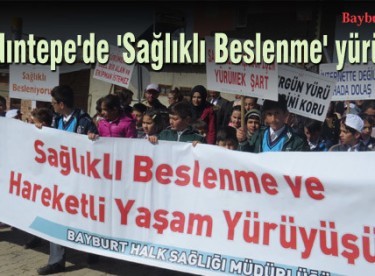 Aydıntepe’de ‘Sağlıklı Beslenme’ yürüyüşü