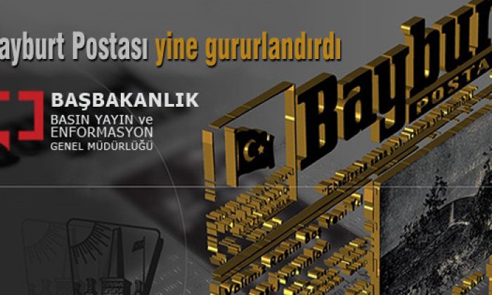 Bayburt Postası, yine gururlandırdı