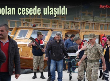 Kaybolan cesede ulaşıldı