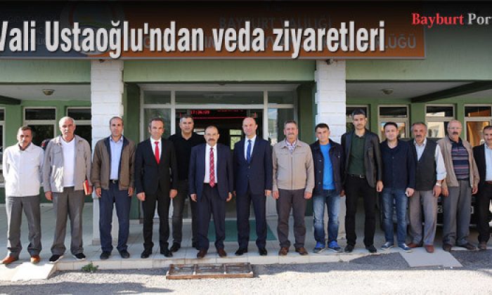 Vali Ustaoğlu’ndan veda ziyaretleri