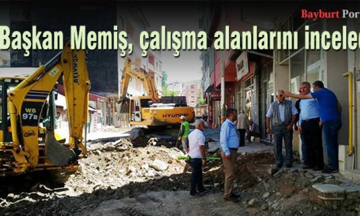 Başkan Memiş, çalışma alanlarını inceledi