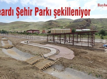Kaleardı Şehir Parkı şekilleniyor
