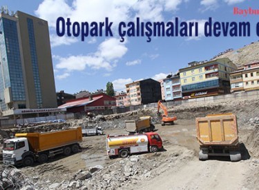 Otopark çalışmaları devam ediyor