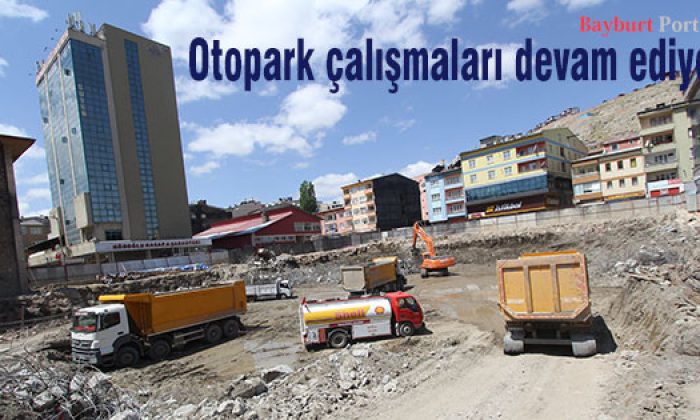 Otopark çalışmaları devam ediyor