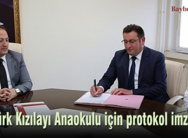 Türk Kızılayı Anaokulu protokolu imzalandı