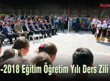 2017-2018 Eğitim Öğretim Yılı Ders Zili Çaldı