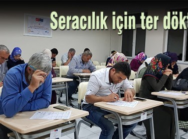 Seracılık sertifikası için ter döktüler