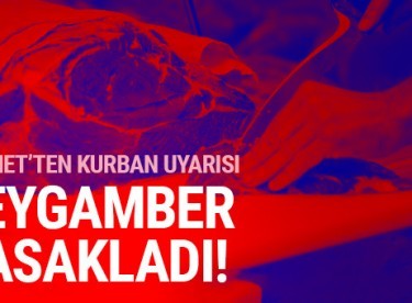 Diyanet’ten uyarı! Hz Peygamber bunu yasakladı
