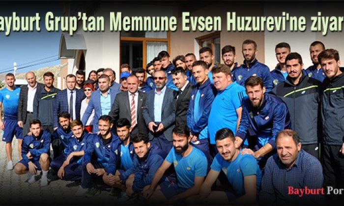 Bayburt Grup’tan Memnune Evsen Huzurevi’ne ziyaret