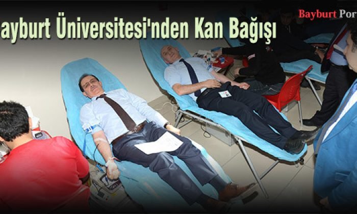Bayburt Üniversitesi’nden Kan Bağışı