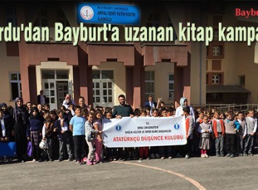 Ordu’dan Bayburt’a uzanan kitap kampanyası