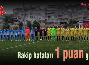 Rakip hataları 1 puan getirdi