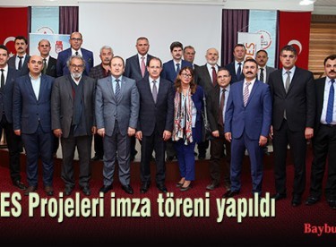 SODES Projeleri imza töreni yapıldı