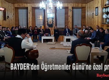 BAYDER’den Öğretmenler Günü’ne özel program