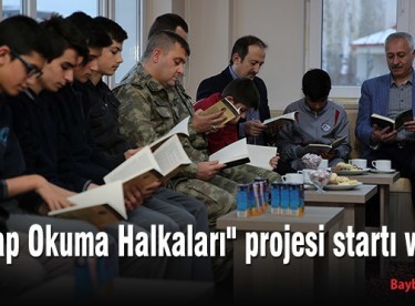 “Kitap Okuma Halkaları” projesi startı verildi