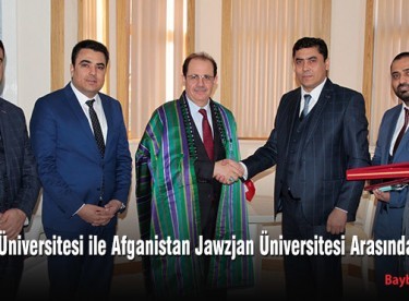 Afganistan Jawzjan Üniversitesi ile protokol