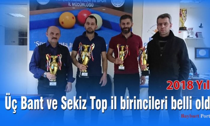 Bilardo’da 2018 yılı Bayburt il birincileri belli oldu