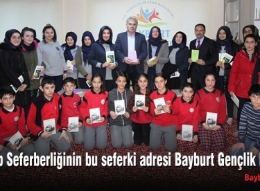Kitap Seferberliğinin bu seferki adresi Bayburt Gençlik Merkezi