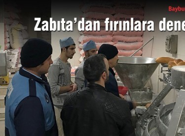 Zabıta’dan fırınlara denetim