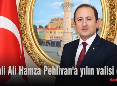 Vali Ali Hamza Pehlivan’a yılın valisi ödülü