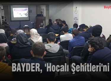 BAYDER, ‘Hocalı Şehitleri’ni andı