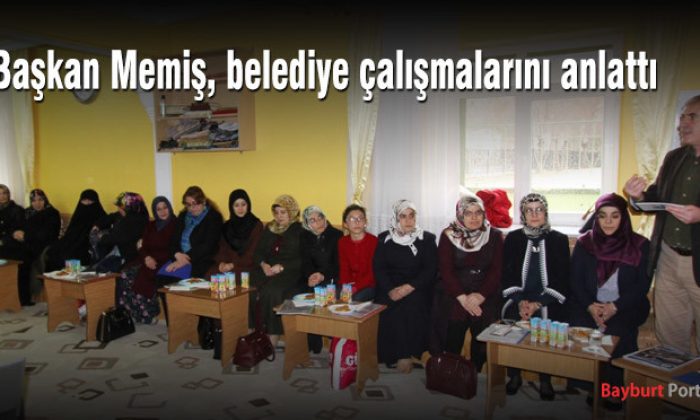 Başkan Memiş, belediye çalışmalarını anlattı