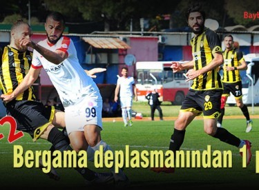 Bergama deplasmanından 1 puan