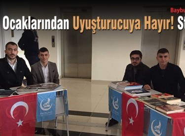 Ülkü Ocaklarından Uyuşturucuya Hayır! Standı