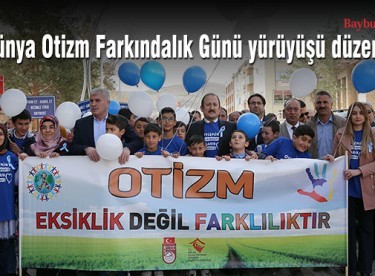 Dünya Otizm Farkındalık Günü yürüyüşü düzenlendi