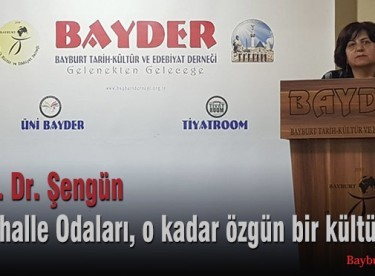 Doç. Dr. Şengün, “Mahalle Odaları, o kadar özgün bir kültür ki!”