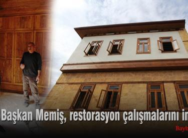 Başkan Memiş, restorasyon çalışmalarını inceledi