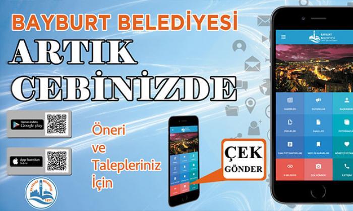 Bayburt Belediyesi Uygulaması artık cebinizde