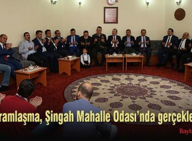 Bayramlaşma, Şingah Mahalle Odası’nda gerçekleştirildi