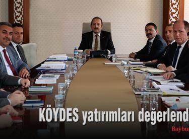 KÖYDES yatırımları değerlendirildi