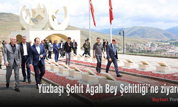 Yüzbaşı Şehit Agah Bey Şehitliği’ne ziyaret