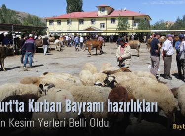 Bayburt’ta Kurban Bayramı hazırlıkları