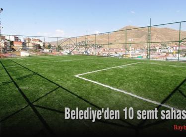 Belediye’den 10 semt sahası daha