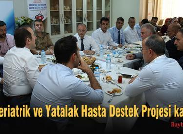 Geriatrik ve Yatalak Hasta Destek Projesi kapanışı
