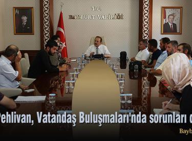 Vali Pehlivan, Vatandaş Buluşmaları’nda sorunları dinliyor