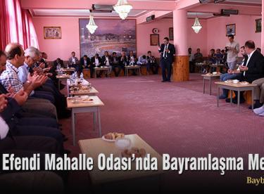 Veysel Efendi Mahalle Odası’nda Bayramlaşma Merasimi