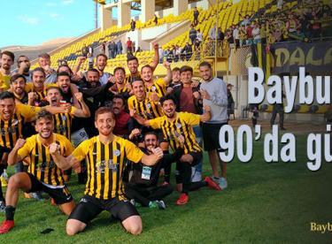 Bayburt İl Özel İdare Spor, son dakikada güldü