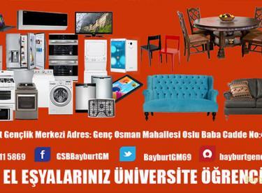 Üniversite öğrencilerine ikinci el eşya kampanyası