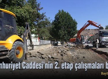 Cumhuriyet Caddesi 2. etap çalışmaları başladı